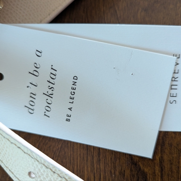 NEW Senreve Aria belt bag Pebbled Chablis / Gold  NWT - Picture 15 of 16